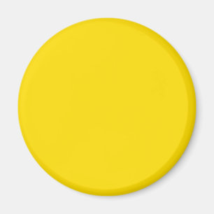 Yellow Colour Round Magnet