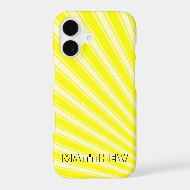 Yellow Colour Stripe Funky Pattern (Back)