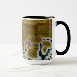 Yellow Coloured Ocean Jasper Mug