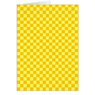 Yellow Combination Chequerboard by ShirleyTaylor