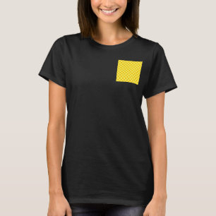 Yellow Combination Chequerboard by ShirleyTaylor T-Shirt