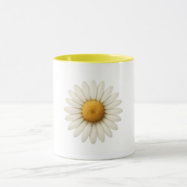 Yellow Combo Mug - Daisy Flower (Center)