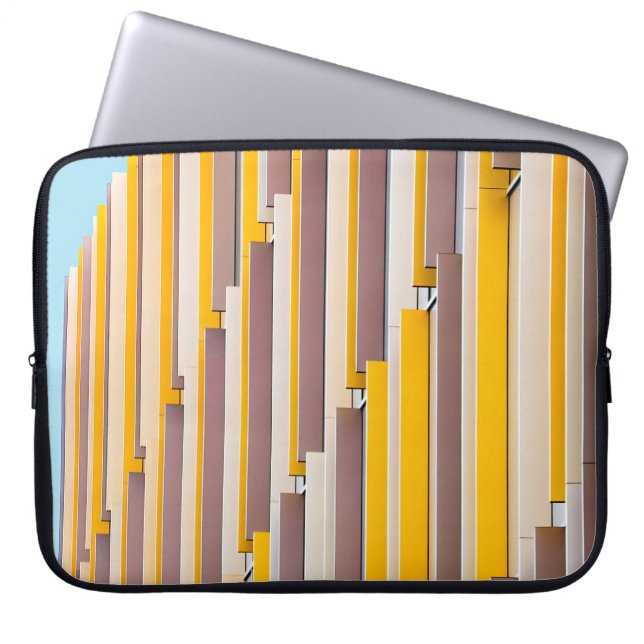 YELLOW CONCRETE BUILDING DURING DAYTIME LAPTOP SLEEVE (Front)