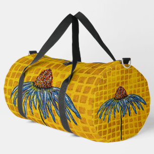 Yellow Coneflower Duffle Bag