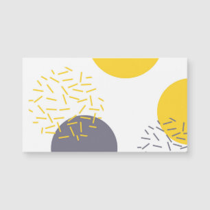 Yellow, cool, modern, trendy geometric art
