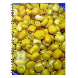 Yellow Corn Spiral Notebook