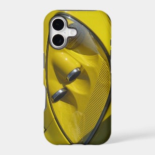 Yellow Corvette Z06 Headlight Close-up