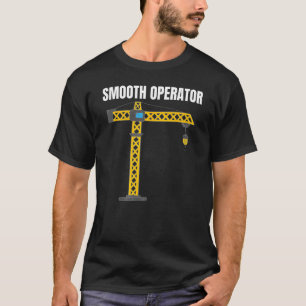 Yellow Crane Driver & Crane Operator T-Shirt