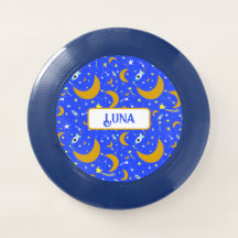 Yellow Crescent Moons shooting Star Space Rockets