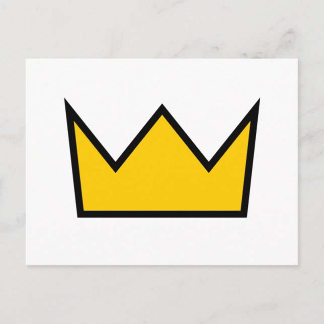 Yellow Crown Postcard (Front)