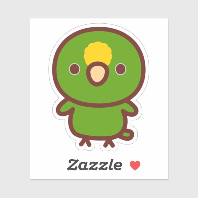 Yellow-crowned amazon (Sheet)