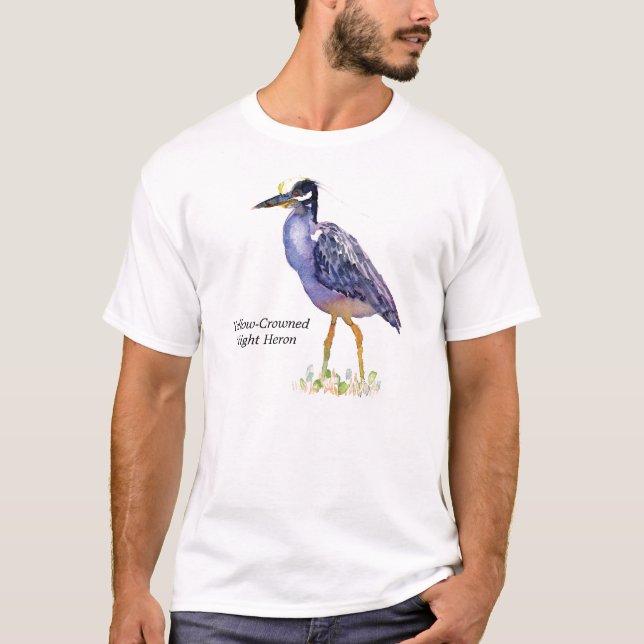 Yellow-Crowned Night Heron shirt (Front)