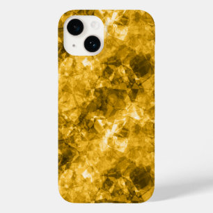Yellow Crumpled Texture Case-Mate iPhone 14 Case
