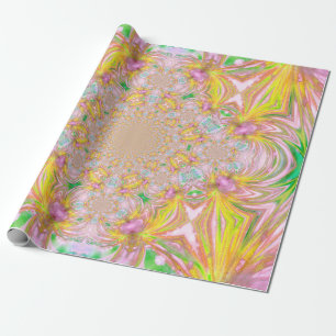 Yellow Crystal Wrapping Paper