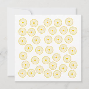 Yellow Cupcake Pattern.