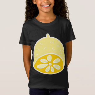 Yellow Cute Food Lemon Fruit Cartoon Kawaii Anime T-Shirt