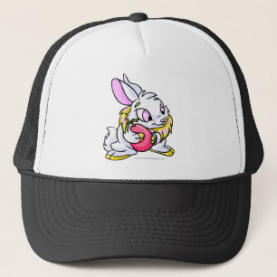 Yellow Cybunny hugging Negg Trucker Hat