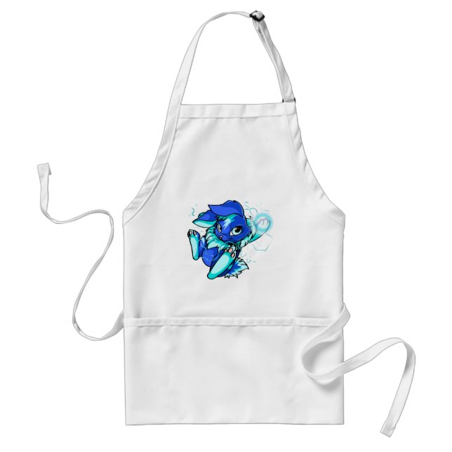 Yellow Cybunny with Stars Standard Apron (Front)
