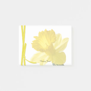 Yellow Daffodil Floral Photography Post-it Notes
