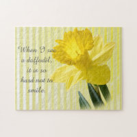 Yellow Daffodil Quote Spring Floral Photography