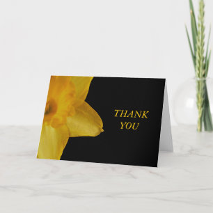 Yellow Daffodil Thank You Note Card