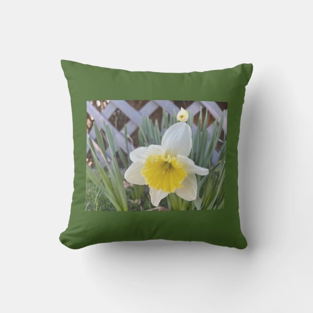 Yellow Daffodils Cushion (Front)