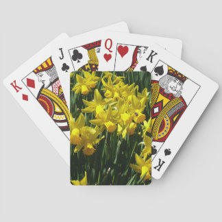 Yellow Daffodils I Cheery Spring Flowers Playing Cards