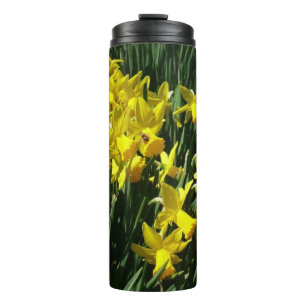 Yellow Daffodils I Cheery Spring Flowers Thermal Tumbler