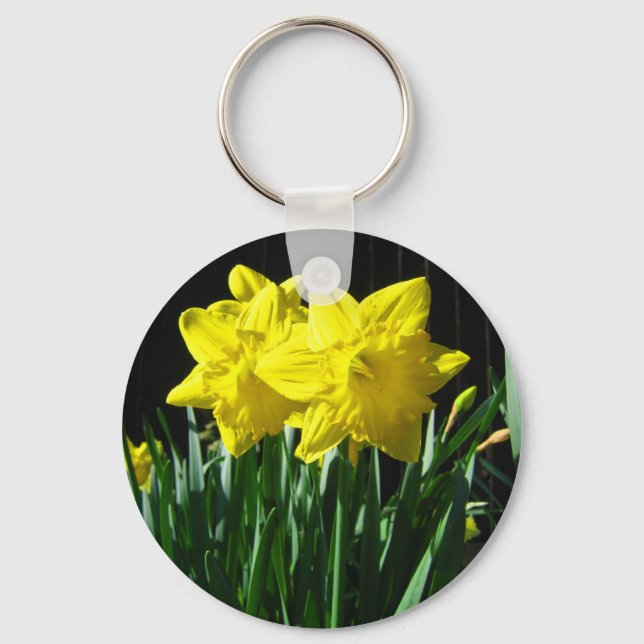 Yellow daffodils - Keychain (Front)