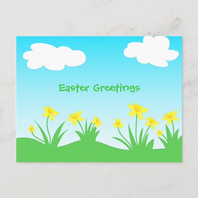 yellow daffodils - Postcard (Front)