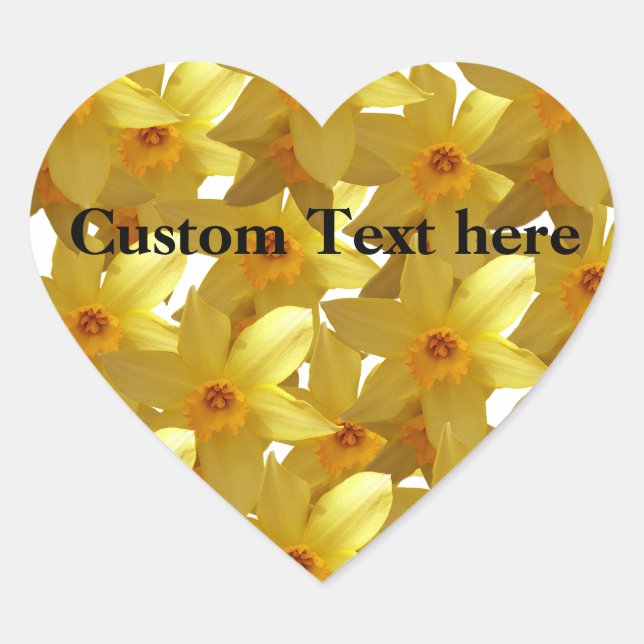 Yellow Daffodils  Sticker (Front)