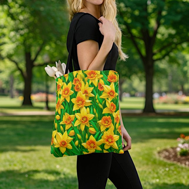 Yellow Daffodils Tote Bag (Creator Uploaded)