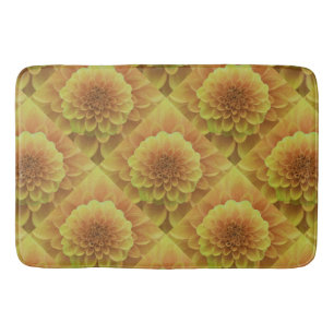 Yellow Dahlia Bath Mat