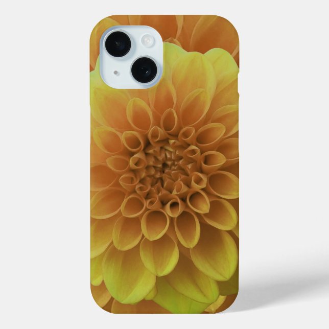 Yellow Dahlia Case-Mate iPhone Case (Back)