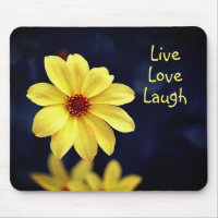 Yellow Dahlia Elegant Flower Inspirational Quote