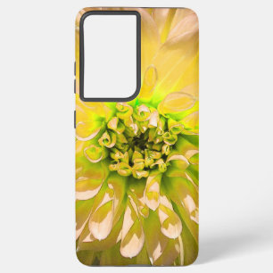 Yellow Dahlia Flower Samsung Galaxy Case