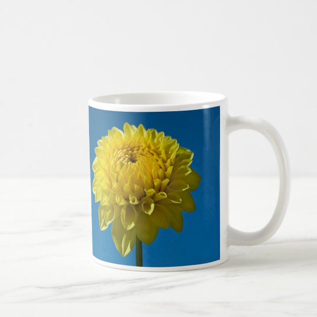 Yellow Dahlia Mug (Right)