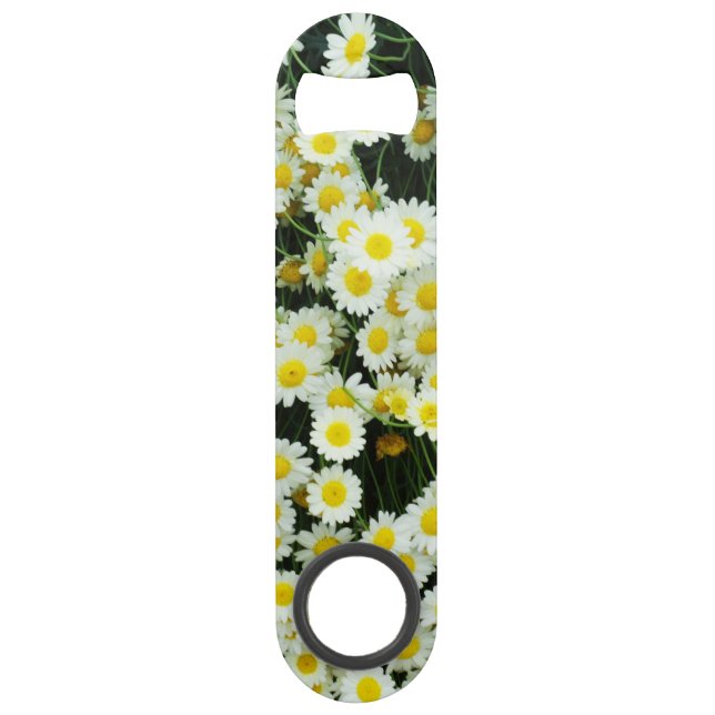 Yellow Dainty Daisy Flower Buttons,  (Front)
