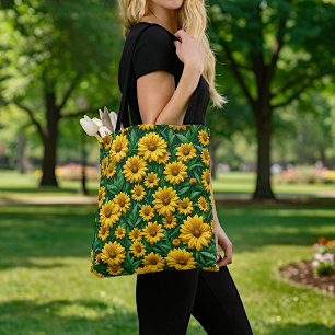 Yellow Daisies Tote Bag