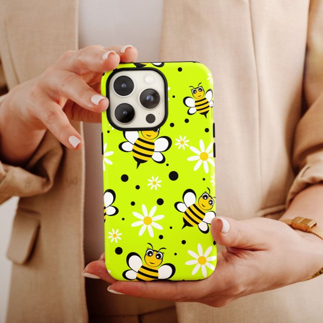 Yellow Daisy Bumblebees | iPhone 14 Case-Mate Case (Creator Uploaded)