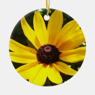 Yellow Daisy Ceramic Tree Decoration
