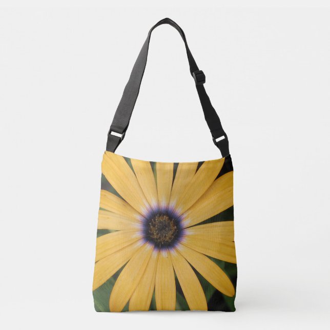 Yellow Daisy Crossbody Bag (Front)