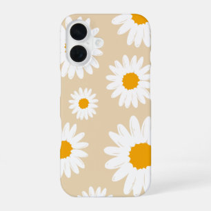 Yellow Daisy Cute Flower Trendy iPhone 16 Case
