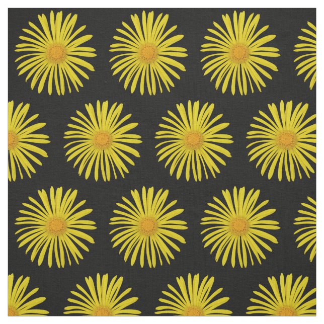 Yellow Daisy Fabric (Swatch)