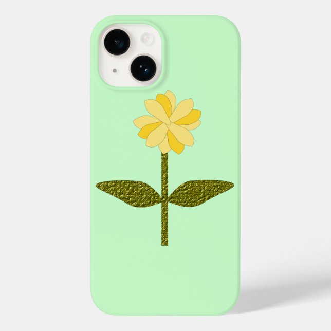 Yellow Daisy Flower Case-Mate iPhone Case (Back)