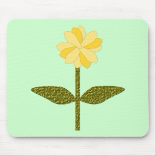 Yellow Daisy Flower Mousepad
