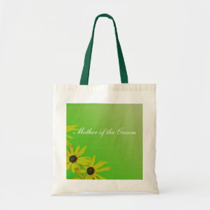 yellow daisy flower wedding bag