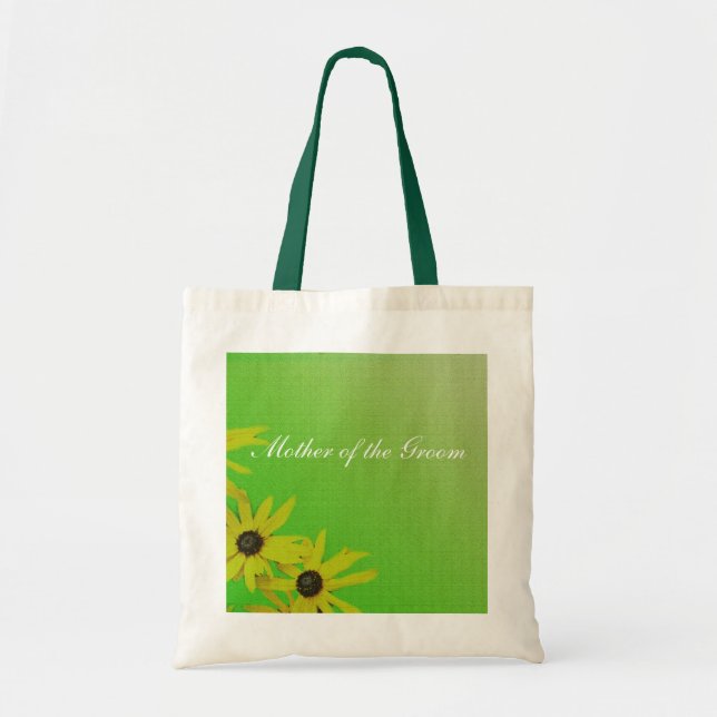yellow daisy flower wedding bag (Front)