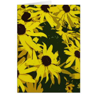 Yellow daisy flowers