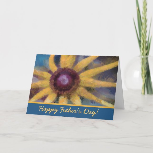 Yellow Daisy Greeting Card (Front)